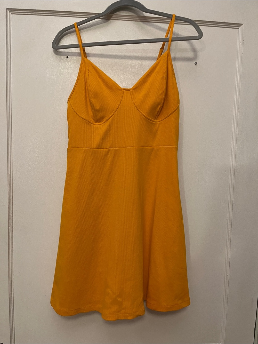 wild fable Spaghetti Strap Slip Dress in Mustard